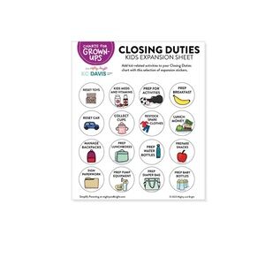 Mighty & Bright Kids Expansion Sheet Reusable Stickers